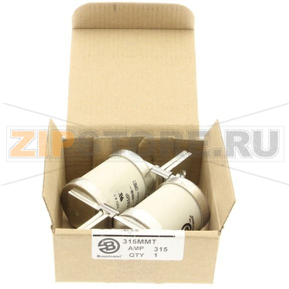 Предохранитель, 315 A, AC 690 В, DC 350 В, 200 кА, BS88, 83x113 мм, aR, BS Eaton 315A 690V AC TYP 