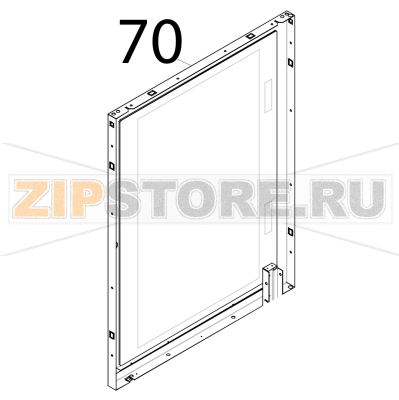 Assieme di siliconatura vetro su controporta Tecnoeka KF 1010 A UD Assieme di siliconatura vetro su controporta Tecnoeka KF 1010 A UDЗапчасть на деталировке под номером: 70