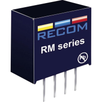 Преобразователь DC/DC, печатный монтаж, 3.3 В/DC, 5 В/DC, 50 mA, 0.25 Вт Recom RM-3.305S