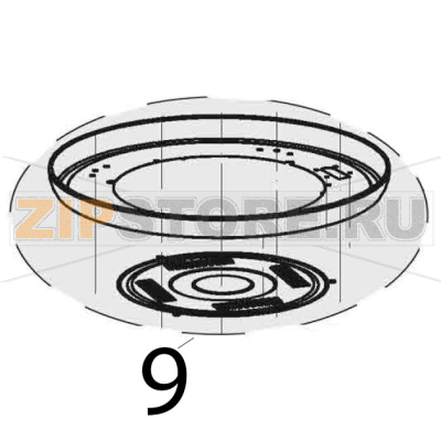 Bottom, complete Bartscher CFXB-138-195 Bottom, complete Bartscher CFXB-138-195Запчасть на деталировке под номером: 9