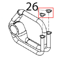 Guarnizione flange uscita Angelo Po FX201G3