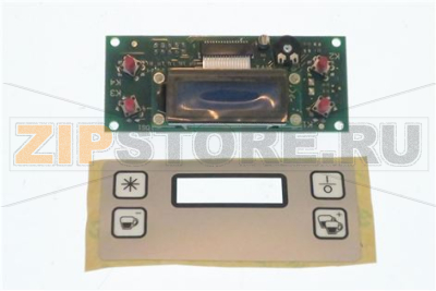 PUSH BUTTON+DISPLAY LABEL MCF64/128 OD 