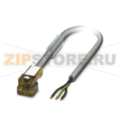 Кабель для датчика / исполнительного элемента Phoenix Contact SAC-3P- 3,0-PUR/C-1L-S F 3-полюсн., PUR/ПВХ, серый RAL 7001, свободный конец, к Штекер типа С для электромагнитного клапана (8 мм), с помощью 1 светодиод, подключение с помощью Диод Зенера, Длина кабеля: 3 м.Минимальный заказ: 5 шт.Упаковка: 5 шт.