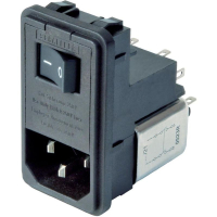 Фильтр сетевой 6 А, 250 В/AC, 56.5x32x58 мм, 40 шт Schaffner FN 382-6-21