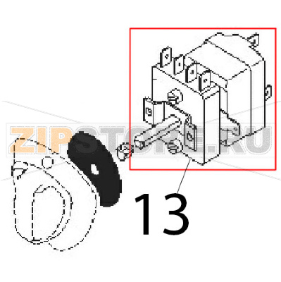 Termostato 50-310 °C, 1F Angelo Po 0G1BR3E Termostato 50-310 °C, 1F Angelo Po 0G1BR3EЗапчасть на деталировке под номером: 13