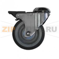 Поворотное колесо с тормозом 125мм/10,3 CNS C