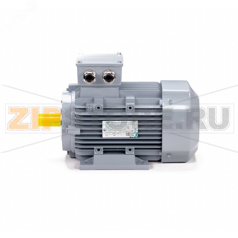 Электродвигатель 0.75 кВт, 220/380 В, 1500 об/мин, IP55 ESQ 01.05.02.000076 