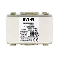 Предохранитель, 630 A, AC 690 В, 200 кА, size 3, aR, IEC UL Eaton FUSE 630A 690V 3BN/50 AR UC
