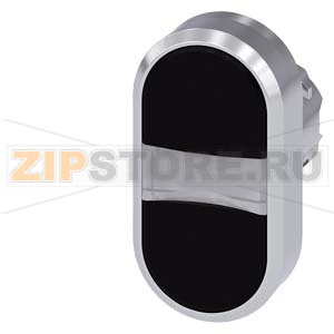 АКТУАТОР ДВОЙНОЙ КНОПКИ, 22MM, КРУГЛ., ГЛЯНЦЕВЫЙ МЕТАЛЛ, КНОПКА ЧЁРНАЯ, КНОПКА ЧЁРНАЯ ПЛОСКАЯS, С ГРАВИРОВКОЙ ЛАЗЕРОМ, ВЕРХНИЙ РЕГИСТР Siemens 3SU1050-3AB11-0AA0-Z&amp;nbsp;Y11 