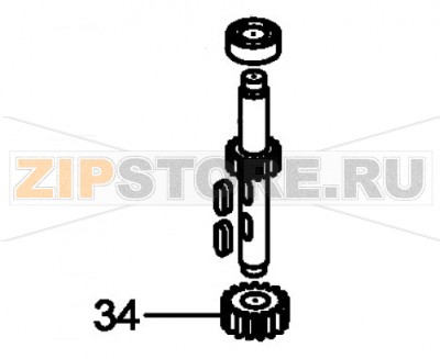 Шестерня Fimar IP/40F Шестерня для планетарного миксера Fimar IP/40FЗапчасть на деталировке под номером: 34Количество запчастей в комплекте: 1Оригинальное название запчасти Fimar: Gear