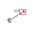 Pan head p tight screw Sato CL6NX Plus