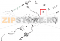 Straight threaded terminal pipe fitting Lainox NAEB101R       