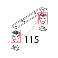 BI-Component foot, H100 Unox XVC 205E