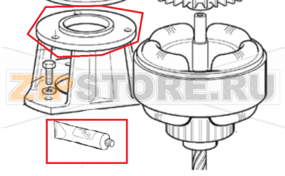 Gefrierzylindereinheit von s.n. 03995 Scotsman AF 200   Gefrierzylindereinheit von s.n. 03995 Scotsman AF 200Запчасть на 