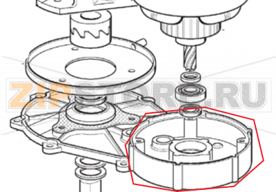 Getriebegehause cpl von s.n. 03995 Scotsman AF 200    Getriebegehause cpl  von s.n. 03995&nbsp;Scotsman AF 200Запчасть на 
