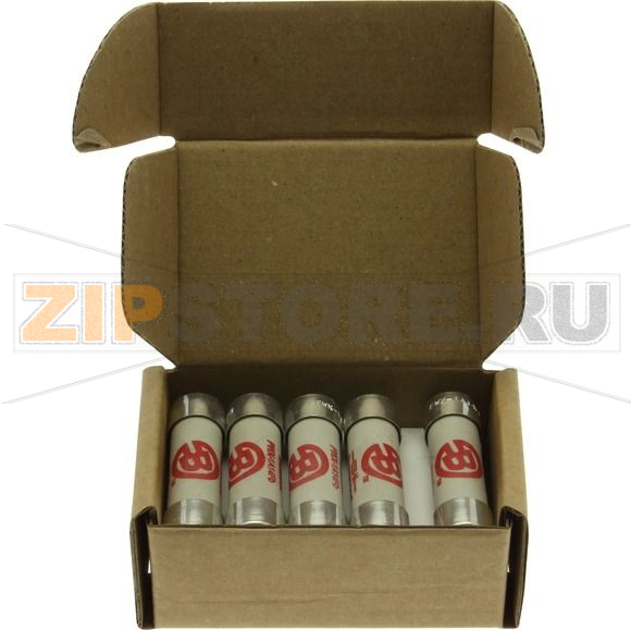 Предохранитель, 1 A, AC 250 В, DC 250 В, 200 кА, 14x51 мм, aR, UL Eaton 250V 1AMP S/COND FERRULE 