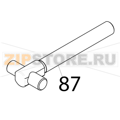 Handle and hook 70 mm Piron P920RXS Handle and hook 70 mm Piron P920RXSЗапчасть на деталировке под номером: 87