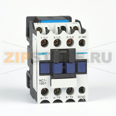 Контактор 18 А, 7.5 кВт, 3 полюса, 1НЗ Chint NC1-1801Z 