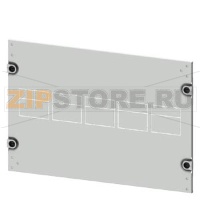 SIVACON S4 Masking frame SENTRON 3VA 3VA10 (up to 100 A) 3-pole Upright mounting position Fixed mounting, connection system 8US setup Number of switches 5 Height 350 mm Width 600 mm Siemens 8PQ2035-6BA26