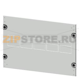 SIVACON S4 Masking frame SENTRON 3VA 3VA10 (up to 100 A) 3-pole Upright mounting position Fixed mounting, connection system 8US setup Number of switches 5 Height 350 mm Width 600 mm Siemens 8PQ2035-6BA26 