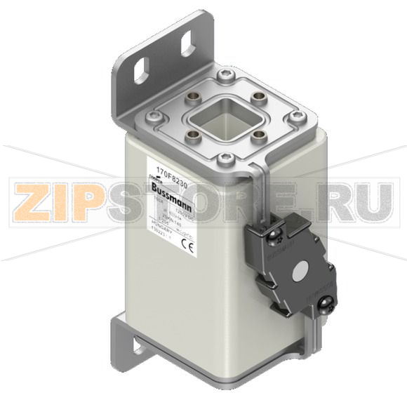Предохранитель, 160 A, DC 1200 В, 100 кА, size 2, 65x90x165 мм, aR, IEC Eaton FUSE 160A 1200V 2 