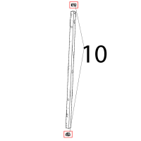 Tappo estetico colonnina porta Unox XVC 1005EP