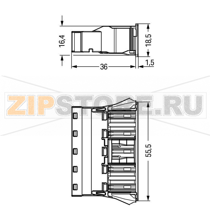 Защелкивающаяся розетка; 5-пол.; Код. B; 4,00 mm; серые Wago 770-745 Protected against mismating and maintenance-freePush-in CAGE CLAMP® spring pressure connection technology allows solid conductors to be simply pushed into a unit.Two wire connections per pole for loops or bridgesAdditional variable coding is possible.Components can be clearly printed on and color-coded to meet custom requirements....