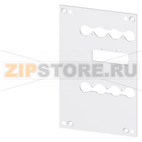rear interlock mounting plate accessory for: 3VA5 250 Siemens 3VA9238-0VK20