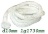 TRESSE BLANC.D 10 1,60M