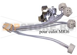 KIT 4 DOUILLES SPOT HALOGENE HOTTE CYL. 