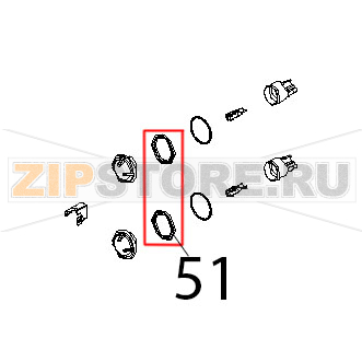 Guarnizione portalampada DE=53.2, DI=44.2, SP=3.2, PTFE P Unox XB 403 Guarnizione portalampada DE=53.2, DI=44.2, SP=3.2, PTFE P Unox XB 403Запчасть на деталировке под номером: 51