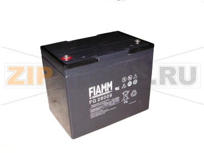 FIAMM FG 28009 Герметичные необслуживаемые аккумуляторы (АКБ) FIAMM FG 28009 Напряжение - 12 В; Емкость - 80 Ач; Габариты: длина 260 мм, ширина 169 мм, высота 212 мм, вес: 27.2 кг