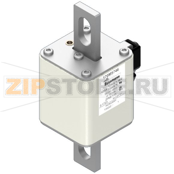 Предохранитель, 700 A, AC 1100 В, 100 кА, size 2, 61x77x160 мм, aR, IEC UL Eaton FUSE 700A 110 