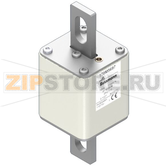 Предохранитель, 700 A, AC 1100 В, 100 кА, size 2, 61x77x160 мм, aR, IEC UL Eaton FUSE 700A 110 