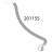 Tubo scarico 90 D.29x2000 Comenda PF45