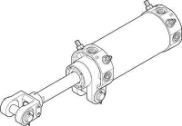 Пневмоцилиндр на шарнирах Festo DW-80-100-Y