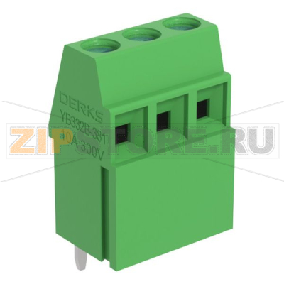 Клеммы, клеммные блоки DERKS YB332B-381-2P 