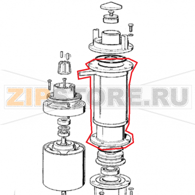 Gefrierzylinder Scotsman MF 56    Gefrierzylinder Scotsman MF 56Запчасть на 