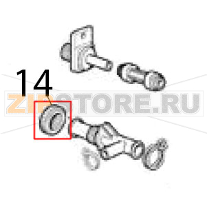 Ghiera in plastica Scotsman MF 46 AS Ghiera in plastica Scotsman MF 46 ASЗапчасть на деталировке под номером: 14