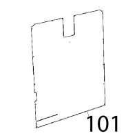 External back panel Unox XB 895