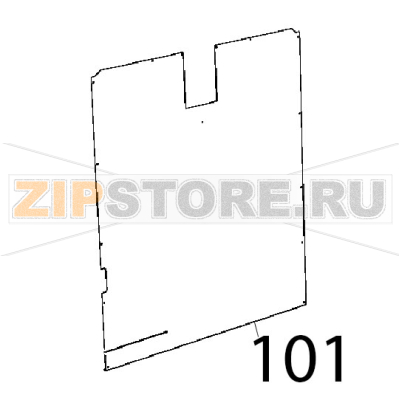 External back panel Unox XB 895 External back panel Unox XB 895Запчасть на деталировке под номером: 101