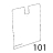 External back panel Unox XB 895