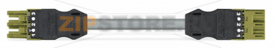 Кабель межблочный; B2ca; розетка - штекер; 3-полюса; код. B; 3 м; 1,00 mm; светло-зеленые Wago 771-9293/015-305 Protected against mismating and maintenance-freeAdditional variable coding is possible.Components can be clearly printed on and color-coded to meet custom requirements....
