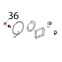 Guarnizione D=24, raccordo 3/4, gomma and RETE Unox XBC 804