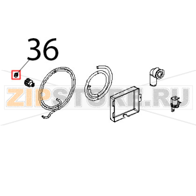 Guarnizione D=24, raccordo 3/4, gomma and RETE Unox XBC 804 Guarnizione D=24, raccordo 3/4, gomma and RETE Unox XBC 804Запчасть на деталировке под номером: 36