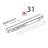 Piedino quadro 35x35, H26, nylon caricato vetro grigio Unox XF 188
