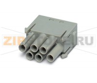 Модуль HEAVYCON для установки гнездовых контактов Phoenix Contact HC-M-06P-MOD-BU