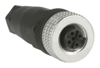 Разъем 3 А, 4 контакта, М12 Schneider Electric XZCC12FDM40B