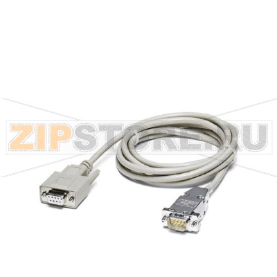 Диагностический кабель кабель для соединения интерфейса HSP5 (конструкции D-SUB) частотных преобразователей/серворегуляторов с последовательным интерфейсом ПК Phoenix Contact SPC 00 F5 