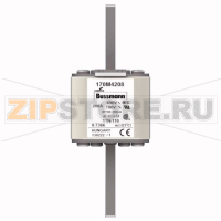 Предохранитель, 200 A, AC 690 В, 200 кА, DIN 1, 53x66x138 мм, aR, DIN, IEC Eaton FUSE 200A 690V
